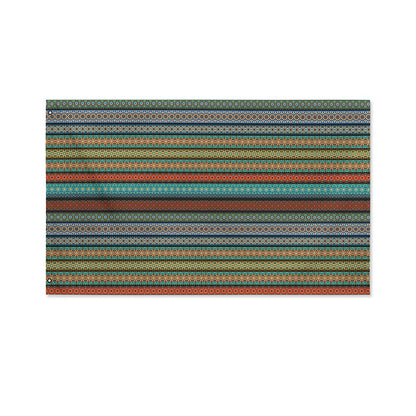 Indian Ethnic Pattern Print Polyester Flag