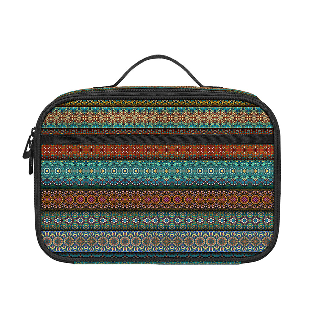 Indian Ethnic Pattern Print Portable Lunch Bag
