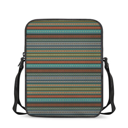 Indian Ethnic Pattern Print Rectangular Crossbody Bag