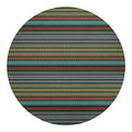 Indian Ethnic Pattern Print Round Blanket