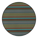 Indian Ethnic Pattern Print Round Floor Mat