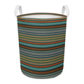 Indian Ethnic Pattern Print Round Laundry Basket