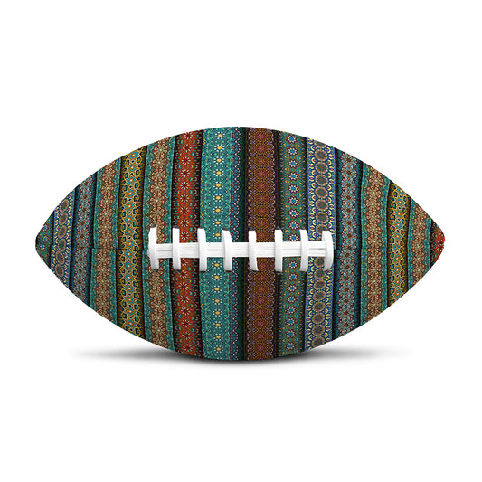 Indian Ethnic Pattern Print Rugby Ball
