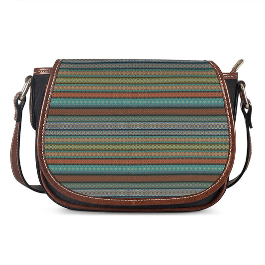Indian Ethnic Pattern Print Saddle Bag