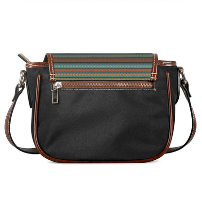 Indian Ethnic Pattern Print Saddle Bag