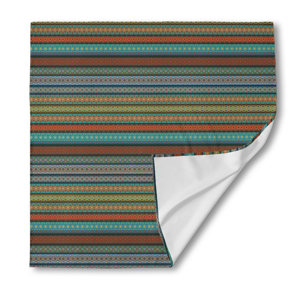 Indian Ethnic Pattern Print Silk Bandana