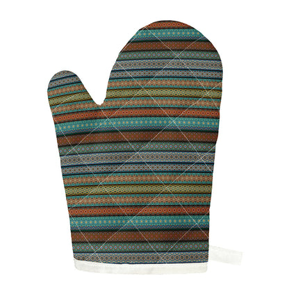 Indian Ethnic Pattern Print Single Oven Mitt