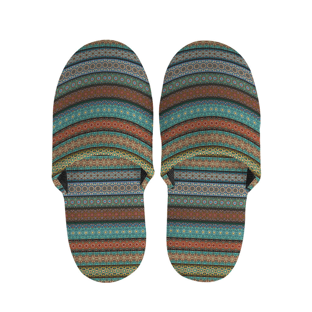 Indian Ethnic Pattern Print Slippers