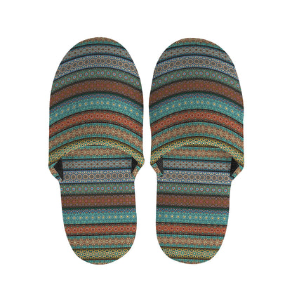 Indian Ethnic Pattern Print Slippers