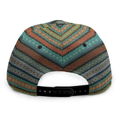 Indian Ethnic Pattern Print Snapback Cap
