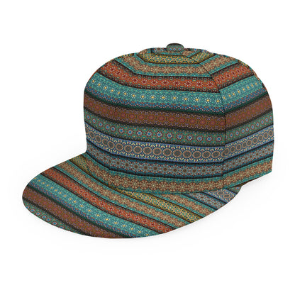 Indian Ethnic Pattern Print Snapback Cap