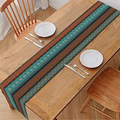Indian Ethnic Pattern Print Table Runner