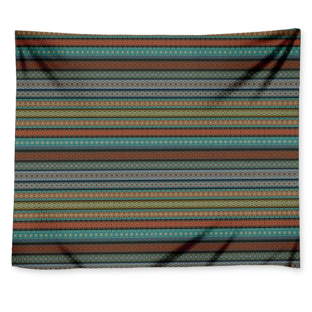 Indian Ethnic Pattern Print Tapestry