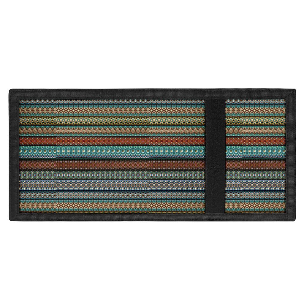 Indian Ethnic Pattern Print Trifold Wallet