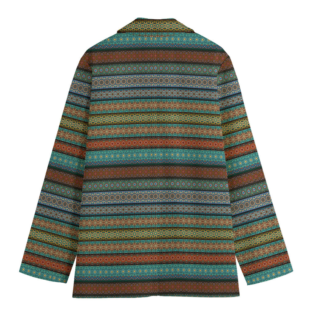 Indian Ethnic Pattern Print Women's Cotton Blazer