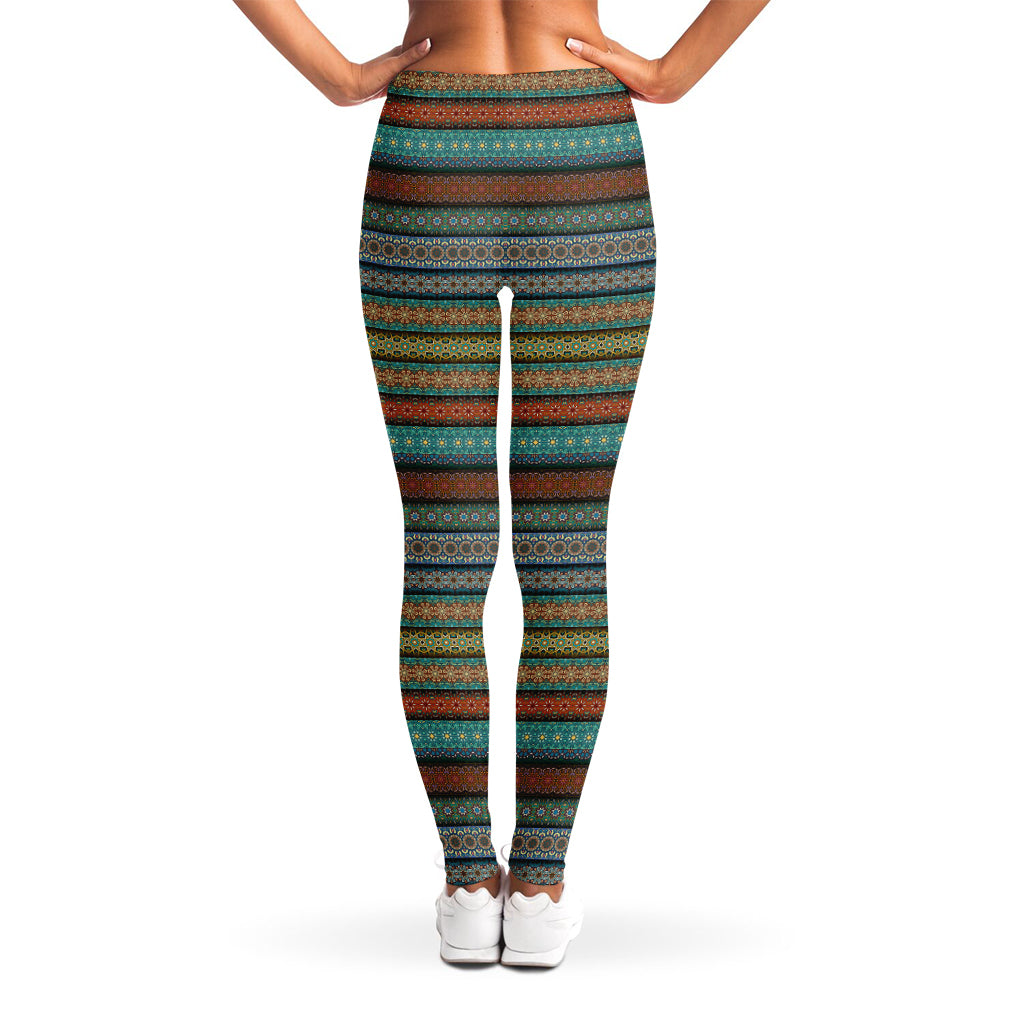 Indian Ethnic Pattern Print Women's Leggings