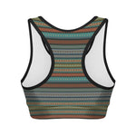 Indian Ethnic Pattern Print Women's Sports Bra