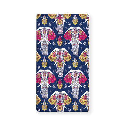 Indian Floral Elephant Pattern Print Baby Crib Sheet