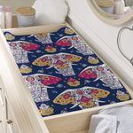 Indian Floral Elephant Pattern Print Changing Pad Cover
