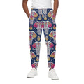 Indian Floral Elephant Pattern Print Cotton Sweatpants