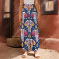 Indian Floral Elephant Pattern Print Harem Pants