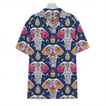 Indian Floral Elephant Pattern Print Hawaiian Shirt