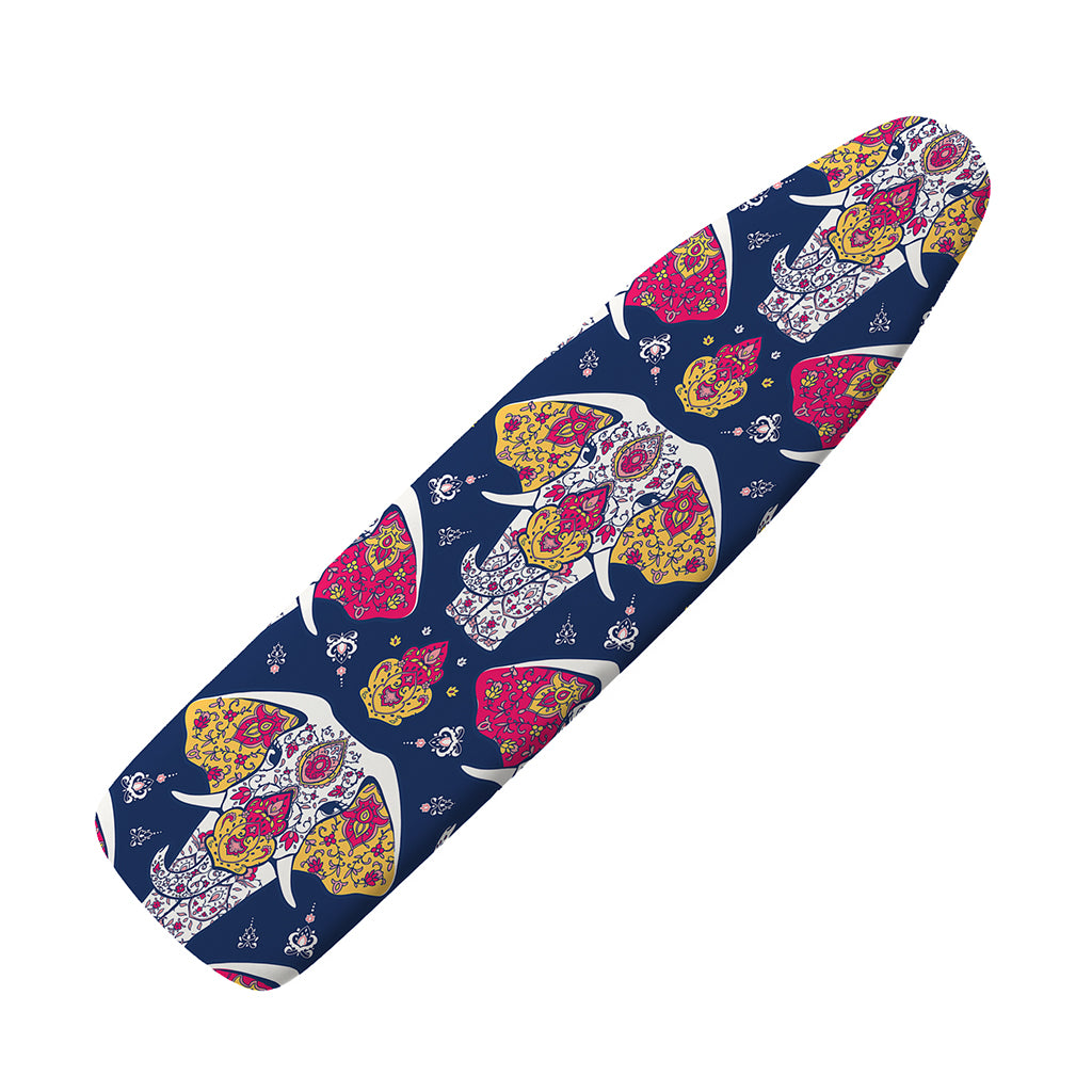 Indian Floral Elephant Pattern Print Ironing Board Cover
