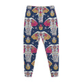 Indian Floral Elephant Pattern Print Jogger Pants
