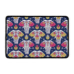 Indian Floral Elephant Pattern Print Kitchen Mat