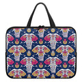 Indian Floral Elephant Pattern Print Laptop Sleeve With Handle