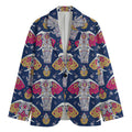 Indian Floral Elephant Pattern Print Men's Blazer