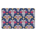 Indian Floral Elephant Pattern Print Polyester Doormat