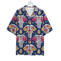 Indian Floral Elephant Pattern Print Rayon Hawaiian Shirt