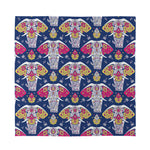 Indian Floral Elephant Pattern Print Silk Bandana