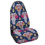 Indian Floral Elephant Pattern Print Waterproof Car Seat Cover