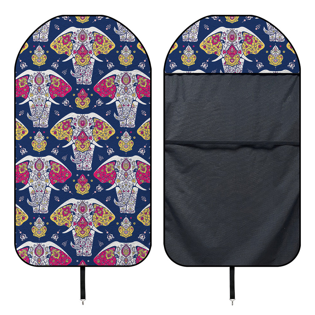 Indian Floral Elephant Pattern Print Waterproof Car Seat Cover
