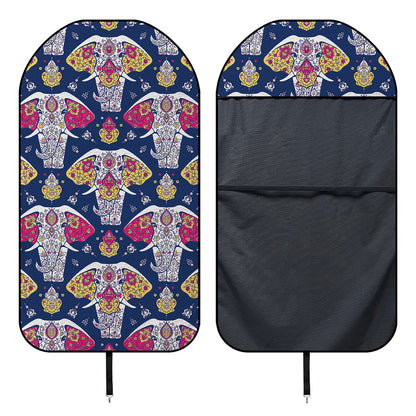 Indian Floral Elephant Pattern Print Waterproof Car Seat Cover
