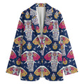 Indian Floral Elephant Pattern Print Women's Blazer