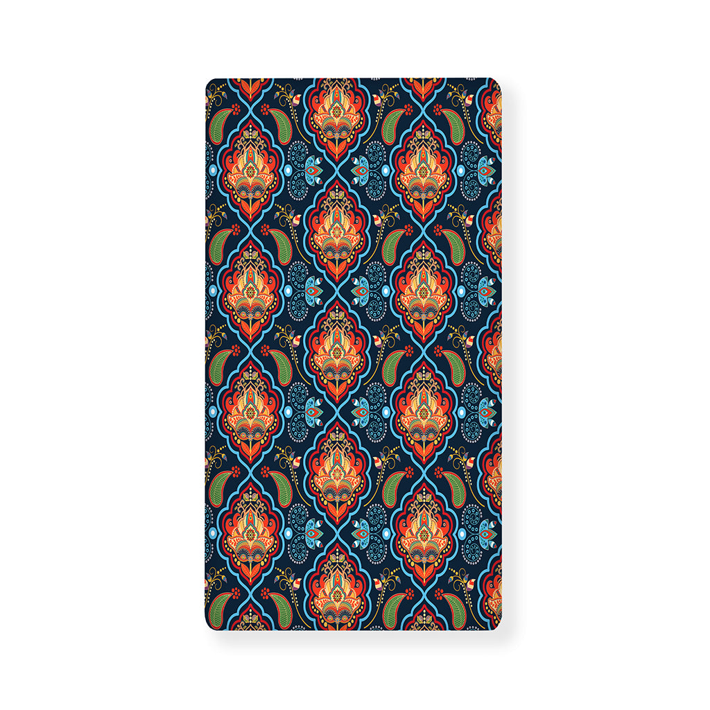 Indian Floral Paisley Pattern Print Baby Crib Sheet