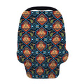 Indian Floral Paisley Pattern Print Baby Seat Cover