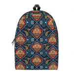 Indian Floral Paisley Pattern Print Backpack