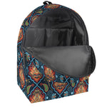 Indian Floral Paisley Pattern Print Backpack
