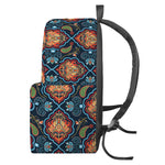 Indian Floral Paisley Pattern Print Backpack