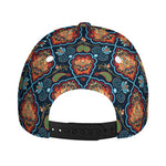 Indian Floral Paisley Pattern Print Baseball Cap