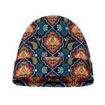 Indian Floral Paisley Pattern Print Beanie