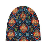 Indian Floral Paisley Pattern Print Beanie