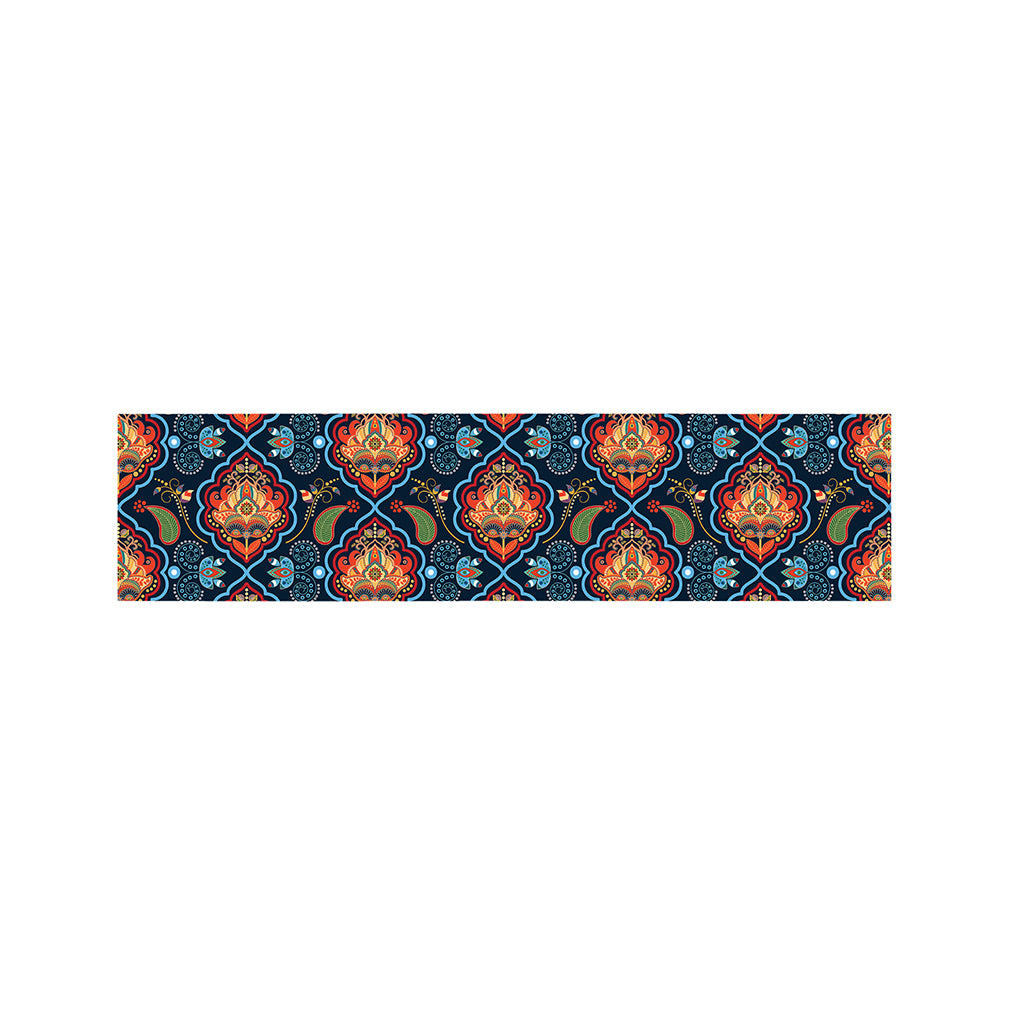 Indian Floral Paisley Pattern Print Bed Runner