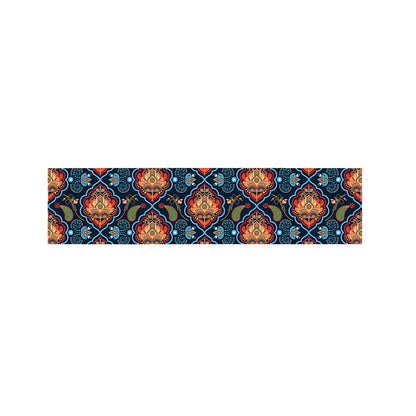 Indian Floral Paisley Pattern Print Bed Runner