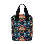 Indian Floral Paisley Pattern Print Bible Tote Bag