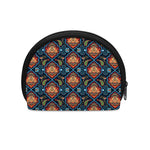 Indian Floral Paisley Pattern Print Coin Purse